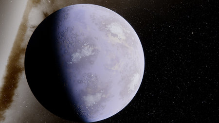 Planets and galaxy, science fiction wallpaper. Beauty of deep space. Billions of galaxy in the...