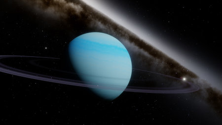 Planets and galaxy, science fiction wallpaper. Beauty of deep space. Billions of galaxy in the universe Cosmic art background 3d renderの写真素材