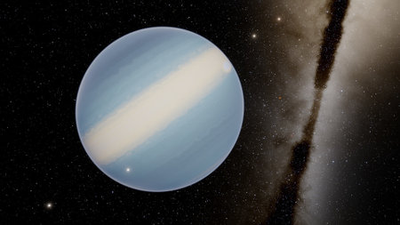 super-earth planet, realistic exoplanet, planet suitable for colonization, earth-like planet in far...