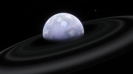 Planets and galaxy, science fiction wallpaper. Beauty of deep space. Billions of galaxy in the...