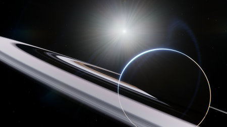 Planets and galaxy, science fiction wallpaper. Beauty of deep space. Billions of galaxy in the universe Cosmic art background 3d renderの写真素材