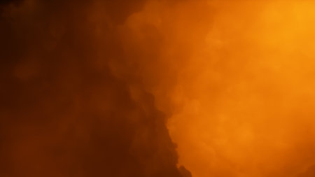 Abstract space background with stars and nebula. Fantasy fractal texture. Digital art. 3D rendering.の写真素材