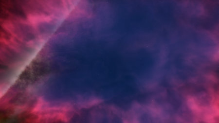 Colorful space galaxy cloud nebula. Starry night cosmos. Universe science astronomy. Supernova background wallpaperの写真素材