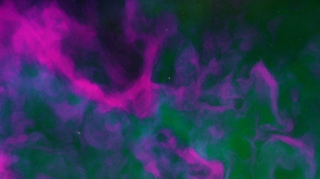 Abstract space background with stars and nebula. Fantasy fractal texture. Digital art. 3D rendering.