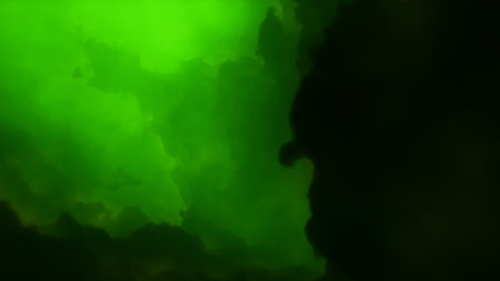 Abstract space background with stars and nebula. Fantasy fractal texture. Digital art. 3D rendering.の写真素材