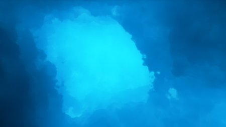Abstract space background with stars and nebula. Fantasy fractal texture. Digital art. 3D rendering.