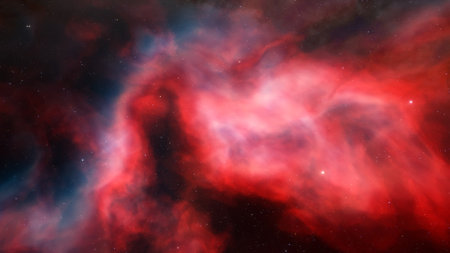 Colorful space galaxy cloud nebula. Stary night cosmos. Universe science astronomy. Supernova background wallpaperの写真素材