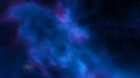 Colorful space galaxy cloud nebula. Stary night cosmos. Universe science astronomy. Supernova background wallpaperの写真素材