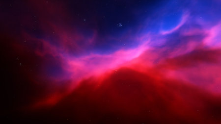 Colorful space galaxy cloud nebula. Stary night cosmos. Universe science astronomy. Supernova background wallpaperの写真素材