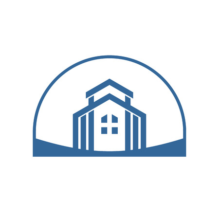 Luxury Home Group Land Blueのイラスト素材