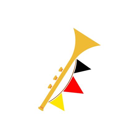 Festival Trumpet icon.のイラスト素材