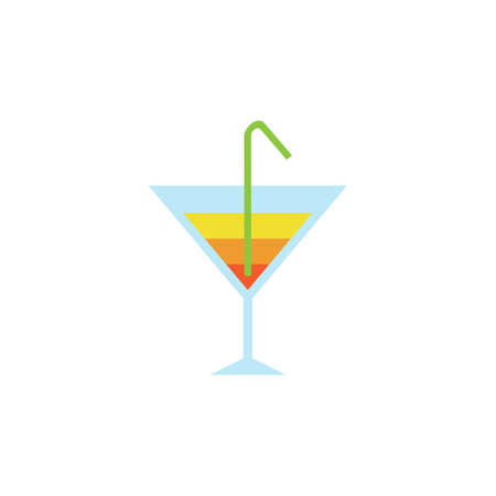 Cocktail Glass.のイラスト素材