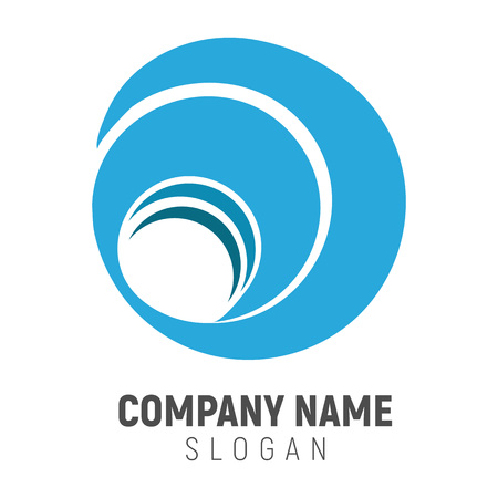 Wave Spiral symbol.のイラスト素材