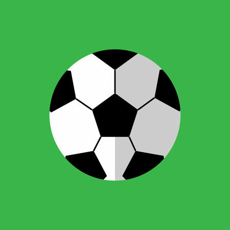 Simple Flat Style Football Sport Vector Illustration Graphic Designのイラスト素材