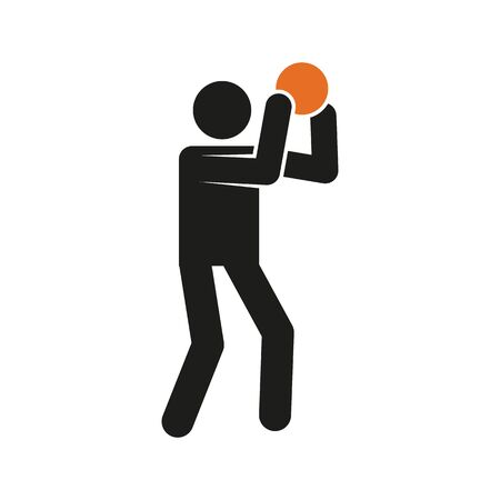 Basketball illustration.のイラスト素材