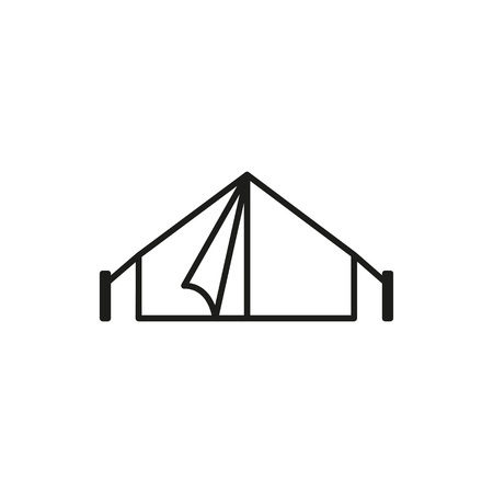 Camp Tent Iconのイラスト素材