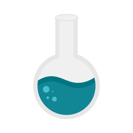 Round Bottom Glassware Lab Vector Illustration Graphic Designのイラスト素材