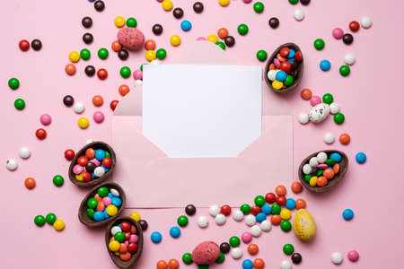 Red flower, top viewの写真素材