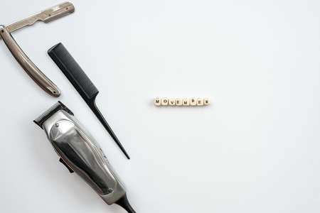 Barber work tools.の写真素材