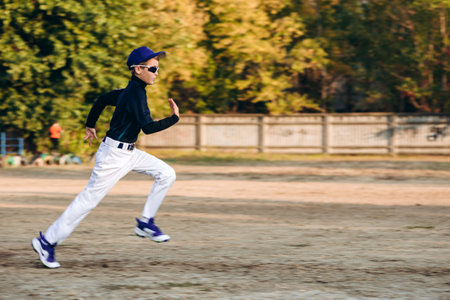 Kyiv, Ukraine - June 3, 2020: Training scene of the baseball playerのeditorial素材