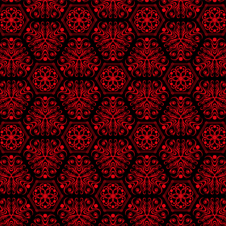 Arabesque decor. Seamless pattern vector.のイラスト素材