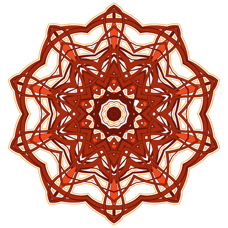 Aribic Colorful Mandala. Ethnic tribal ornamentsのイラスト素材