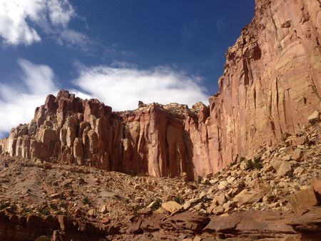 Sandstone gifts in Capitol Reef Utahの写真素材