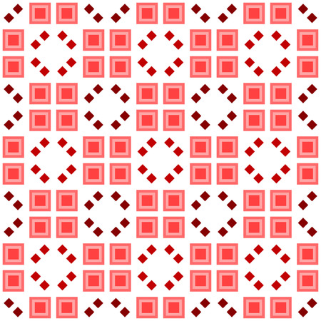 Simple pattern of squares, ideal for fashion and home textiles - seamless editable repeating vector background wallpaperのイラスト素材