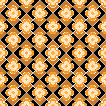 Traditional Japanese pattern - seamless editable repeating vector background wallpaper, can be tiledのイラスト素材