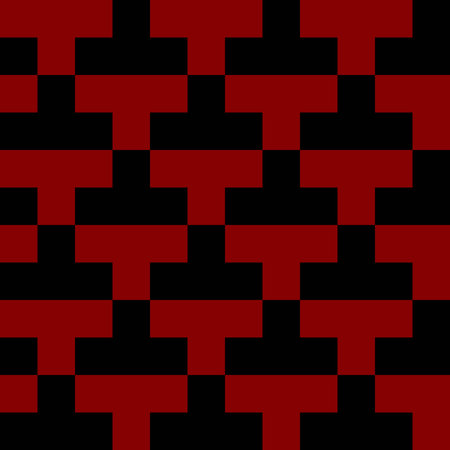 Short letter T tile pattern - seamless editable repeating vector background wallpaperのイラスト素材