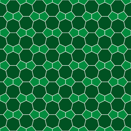 Heptagon and pentagon tile pattern - seamless editable repeating vector background wallpaperのイラスト素材