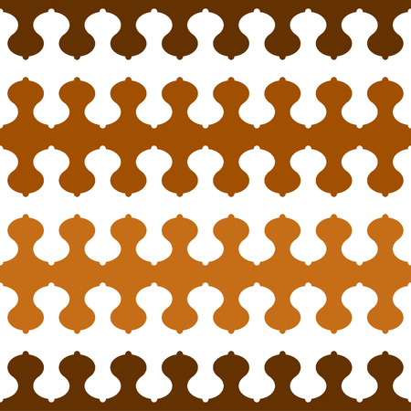 Breast shape wave pattern tile - vector tile background wallpaperのイラスト素材