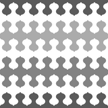 Breast shape wave pattern tile - vector tile background wallpaperのイラスト素材
