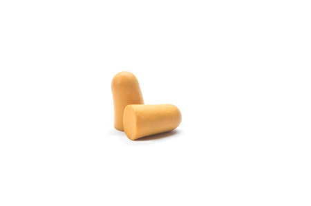 ear plugs isolated on white