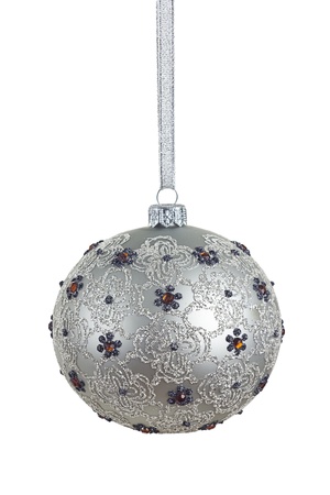 old fashioned, beautiful christmas ball with preciseの写真素材