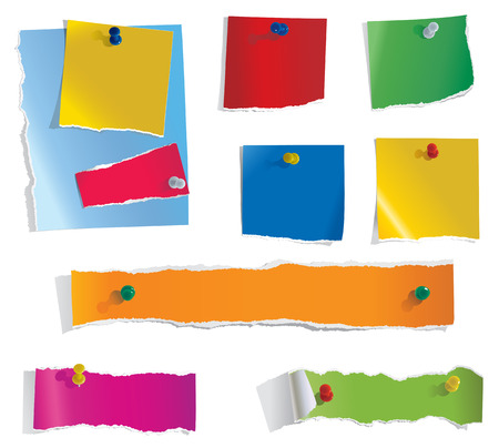 torn paper notes VOL 1のイラスト素材