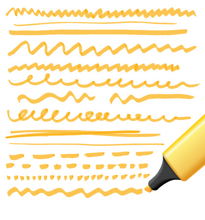 marker drawing series - color can be changed by one clickのイラスト素材