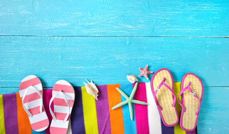 summer vacations backgroundの写真素材