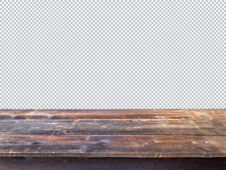 old, rustic table with clipping path savedの写真素材
