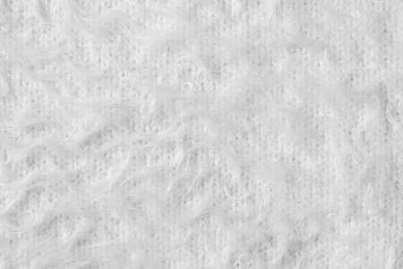 soft, white mohair texture backgroundの写真素材