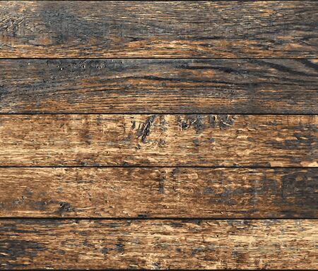 old wooden planks, vector grunge background textureのイラスト素材