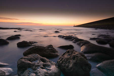 Morning Rocksの写真素材