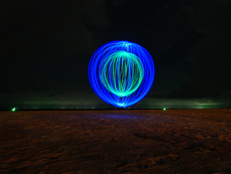 Man shoot power fire ballの写真素材