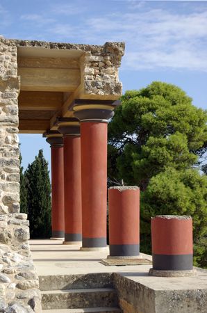 Greece. Knoss palace on island Creteの写真素材