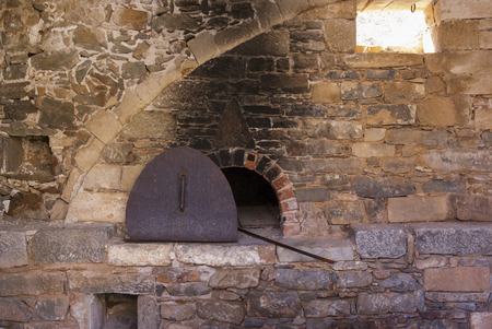 Hearth. Fortress of the island of Spinalonga. Leprosarium. Crete, Greece.のeditorial素材