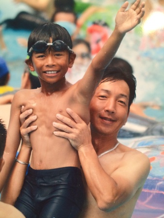 Father and sonの素材