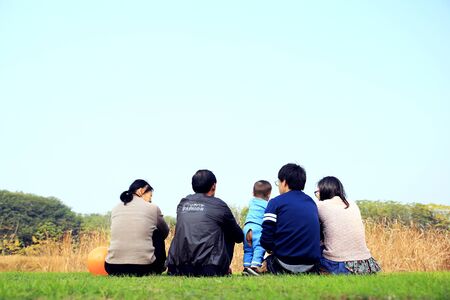 One family together のeditorial素材