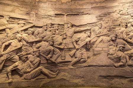 Stone carved of Bayi Nanchang uprisingのeditorial素材