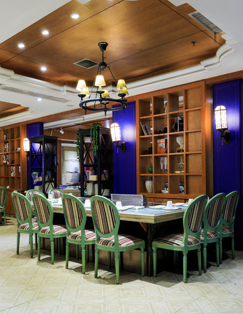 interior design of a restaurant のeditorial素材