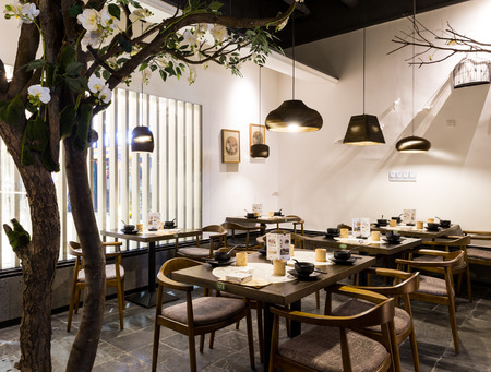 The restaurant environmentのeditorial素材